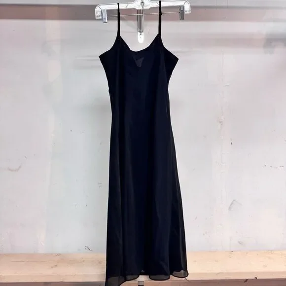 Kathie Lee black dress thin strap size 4/6 womens in good condition - Picture 4 of 5
